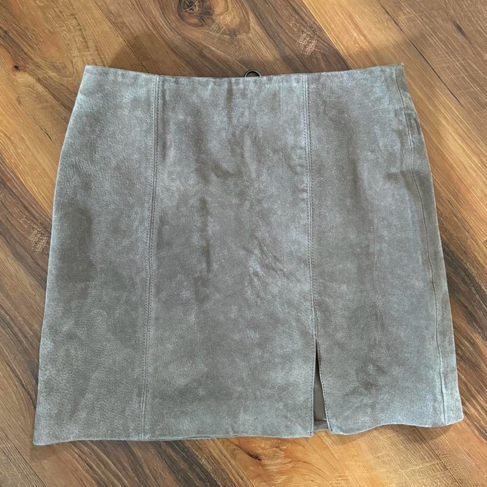 Blank NYC leather mini skirt